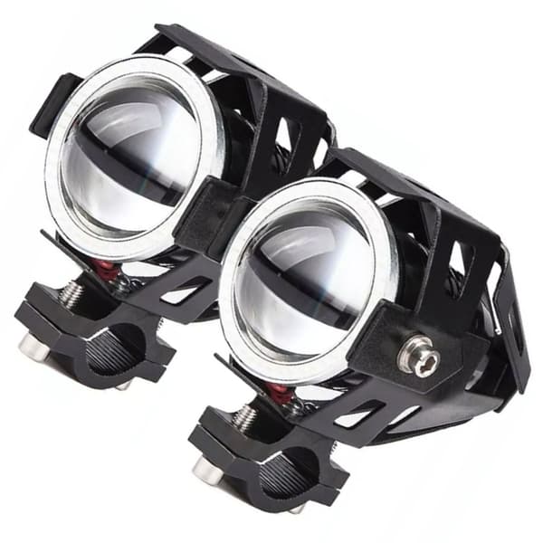 2 st motorcykel LED-spotlight Superljus helljus halvljus 12V-85V universal för ATV UTV lastbilar båtar