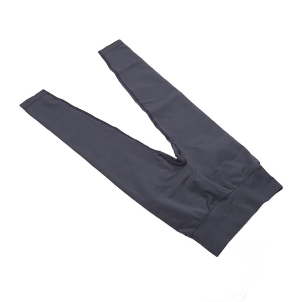 Højtaljet hofteløft træningsbukser kvinder postpartum elastiske mavekontrol yoga leggings til løb Marineblå L