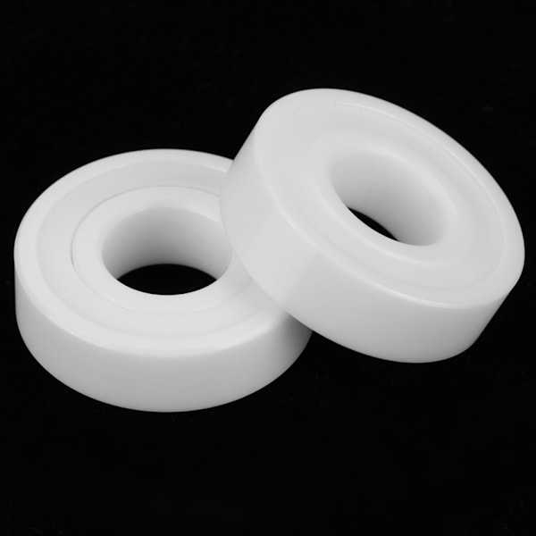 2 st 6001-2RS 12x28x8mm Hög precision tätat full keramiskt ZrO2 kullager
