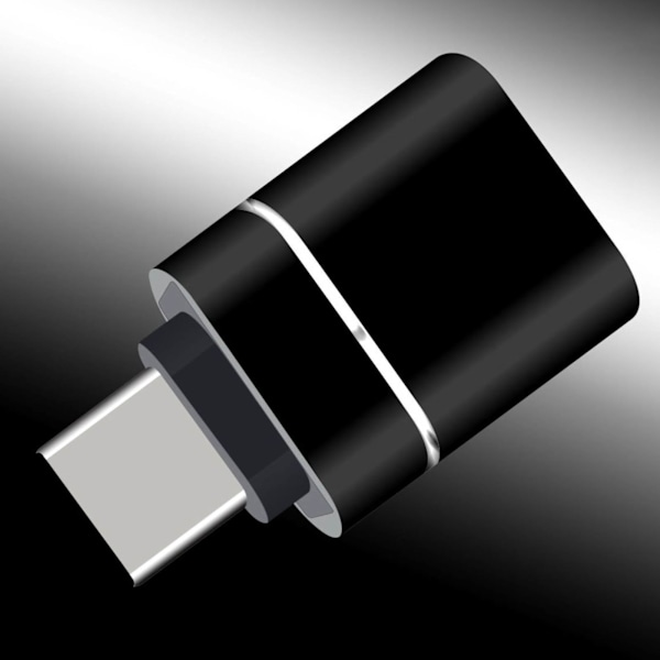 2 kpl USB 3.0 OTG -sovitinta, puhelin, PD-kaapeli, sovitin, hiiri, näppäimistö, liitäntämuunnin, musta