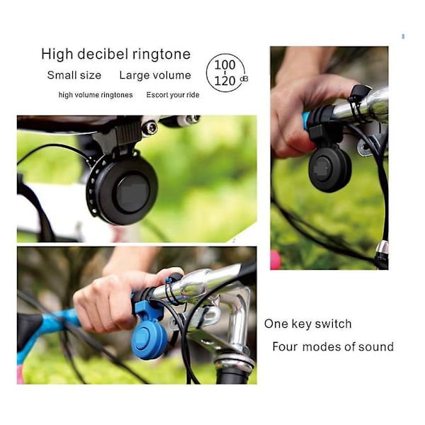 Blå cykelklocka för racercykel