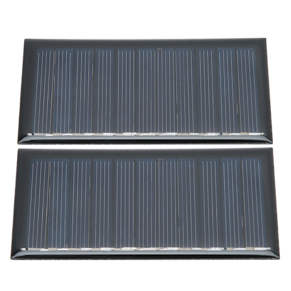 2 kpl aurinkokennoa 0,5 W 5,5 V polykiteinen piisiru aurinkokennolevy DIY-projektiin