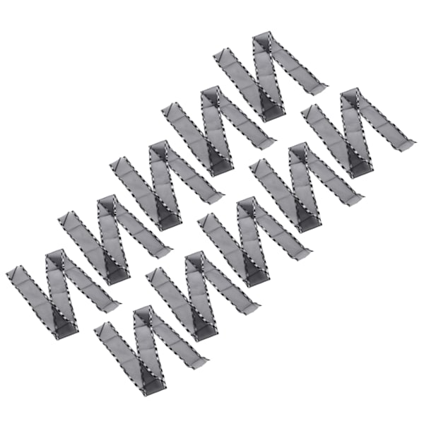 10 meter kantbånd polyester tyl til tøjtilbehør DIY hovedbeklædning hår 2,6 tommer sort-C1