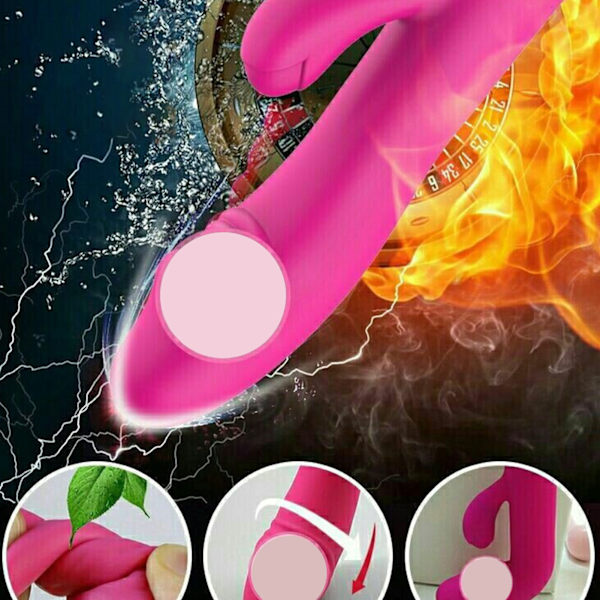 Nydelsesvibrator Stimulation Silikone 12 Tilstande Genopladelig Klitorisstimulator til Kvinder
