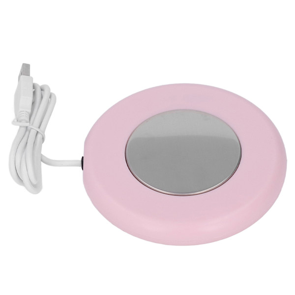 Kaffemugg Värmare 10W DC5V Muggvärmare USB 55°C Konstant temperatur Energisparande Power Tevärmare för kontor Rosa
