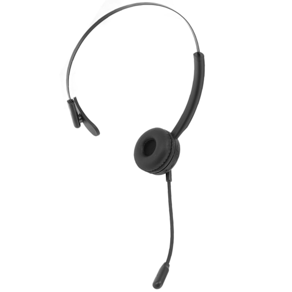 Brusreducerande samtalscenterheadset - bekvämt, justerbart Bluetooth-headset med mikrofon och magnetisk laddningsbas