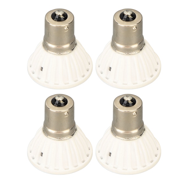 4 st LED-hissljus BA15S AC DC 12V 360LM Säker energibesparande halogenersättningslampa Varmvitt ljus