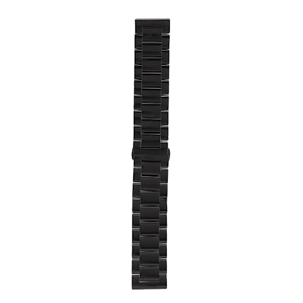 Rustfrit stål Quick Release Urrem Udskiftning af urrem 24MM Sort