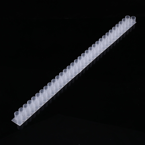 6 st Plast Queen Bee Double Cell Bar Strip Set Base för biodling med 63 Queen Cell Cups