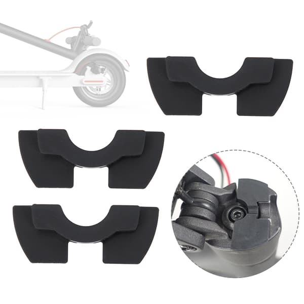 3 stk. / 1 sæt Gummi Støddæmper Dæmpningspude til Xiaomi M365 Elektrisk Scooter