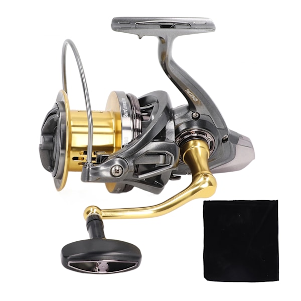 Metal Fishing Reel Stainless Steel Bearing Spinning Sea Rod Reel High Speed Ratio 4.6 : 1 SM12000