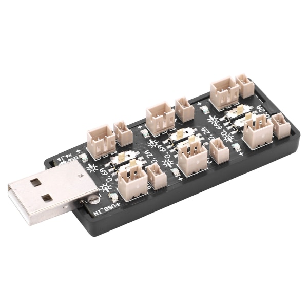 Laddningskort för litiumbatteri 6‑kanals USB till 3,8 V högspänningskomponenter 4,35 V