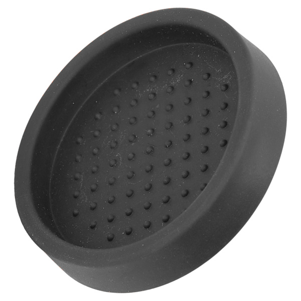Rund Silikon Kaffe Tamper Mat Mjuk Värmebeständig Bärbar Kaffe Tamper Pad för HomeBlack