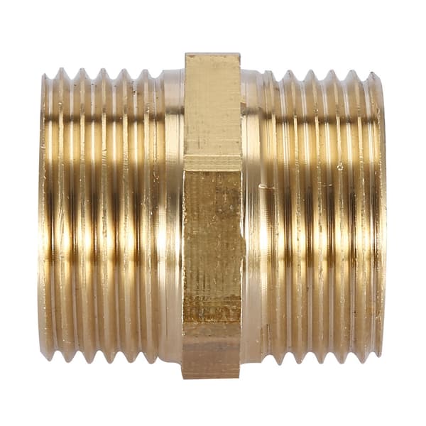 G1” Messing Rørfitting Hex Nippel Vandrørsforbindelses Tilbehør (intensivering)