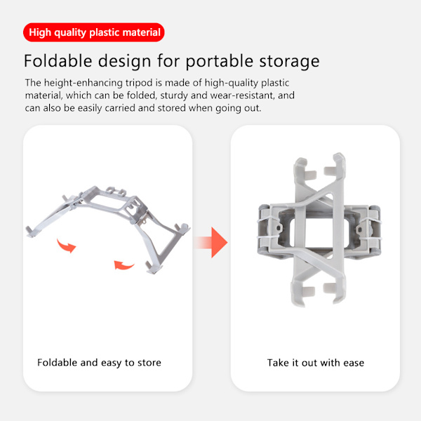 Vannfjæring Kompatibel for DJI Mini 3 Pro Landingsben Buoyancy Stick Treningssett Drone Tilbehør Landing Skid Float Kit