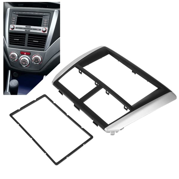 Bilradio Fascia Platta Panel Ram Bezel Kit Passar för Subaru Forester