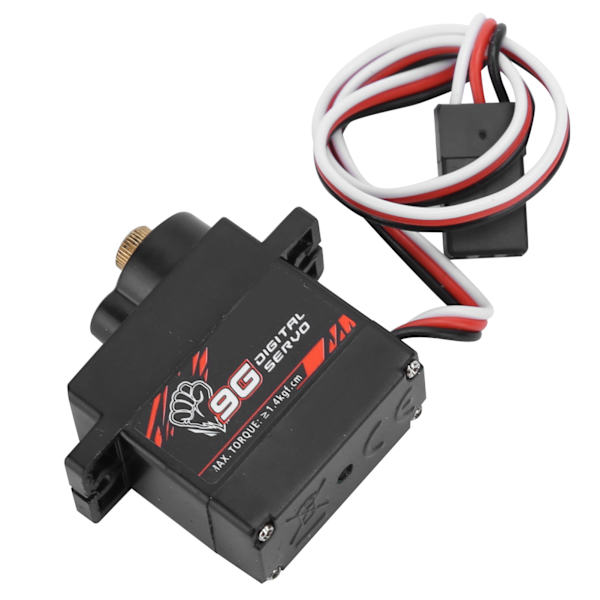 S0009M 9g Metal Gear Digital Servo Passar för 1/24 RC Fixed Wing Duct Plane Car Båt