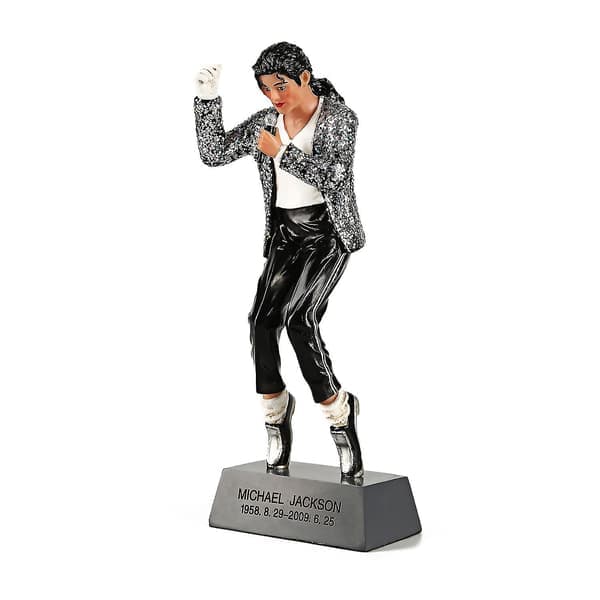 Michael Jackson Dansende Syngende Figur Utsøkt Statue Dekorasjon