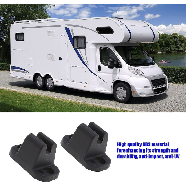 Bobil RV Caravan T-formet sort plastdørholdersett
