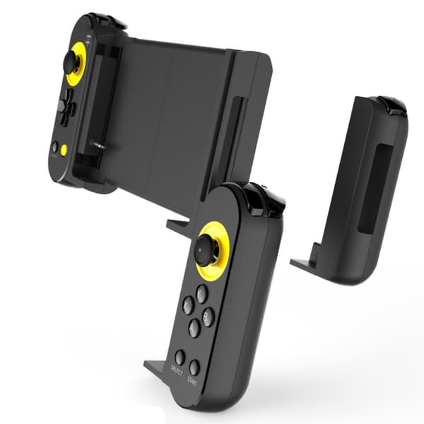 Trådlös Bluetooth-gamepad för telefon, multifunktionell känslig bred infällbar handhållen spelkontroll för telefon