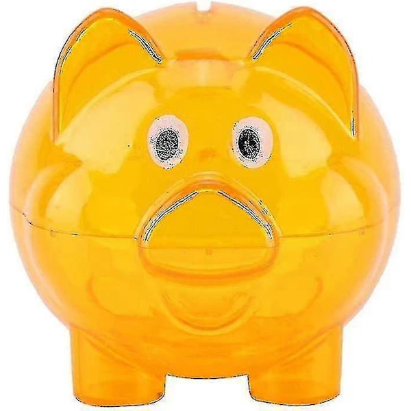 Spargris Transparenta Pengaburkar Godisburk orange