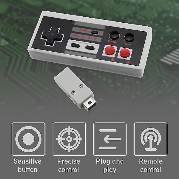 2.4 GHz langaton 5m vastaanotin ohjain joystick peliohjain Nes Mini Classic Edition videopelikonsolille pelitarvikkeet-B6