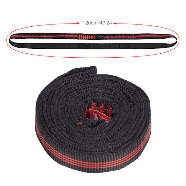 120 cm polyester bergsklättring lastbärande seleutrustning Slitstarkt utomhusskyddsbälte