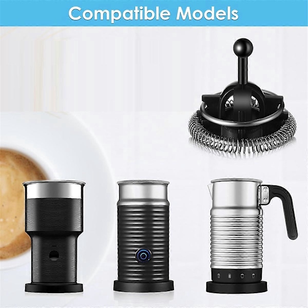 Maidonvaahdottimen vispilät ja kannen suojus Nespresso Aeroccino 4:lle