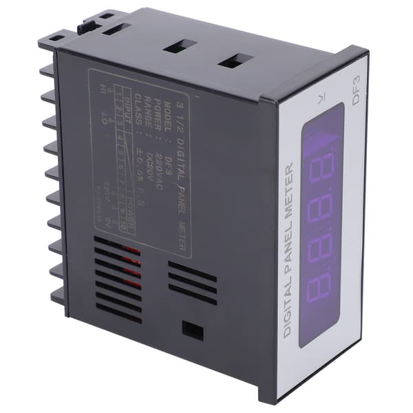 BERM Digit Panel Meter 3 1/2 Bit Digital Spenningsstrømmåleinstrument DF3 DC20V 220V