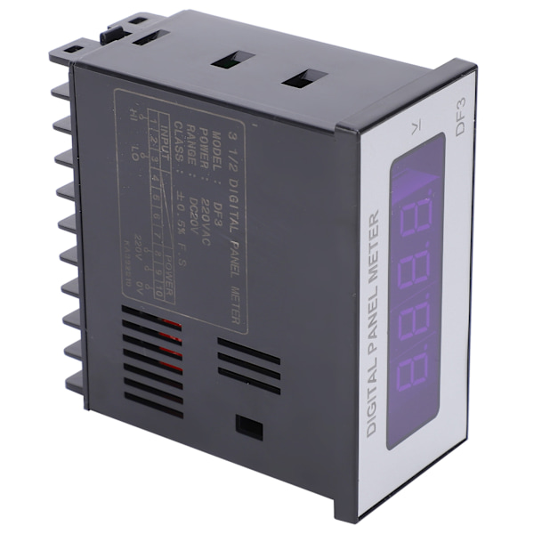 BERM Digital Panelmätare 3 1/2 Bit Digital Spänningsströmmätare DF3 DC20V 220V