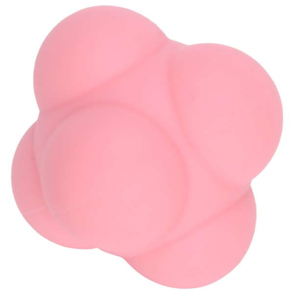 Silikon Bounce Reaction Ball Bärbar HandEye Coordination Speed ​​Reflex Training Ball (Strawberry)