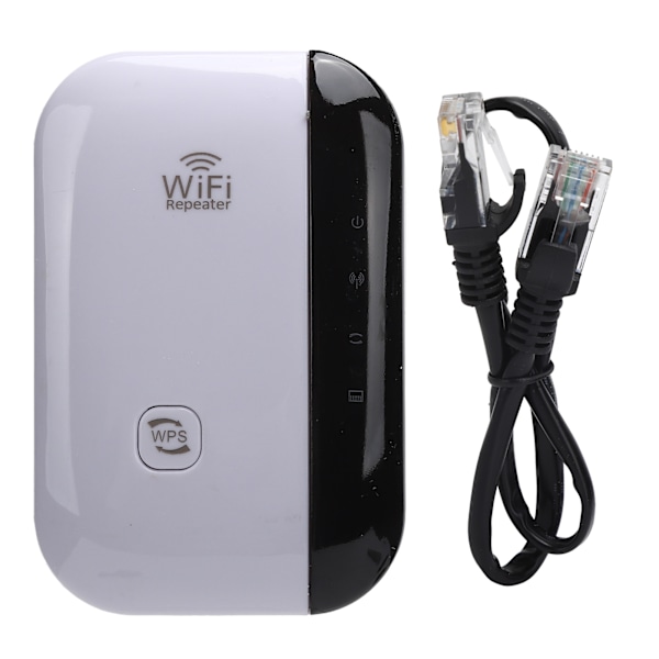 WiFi-räckviddsförlängare Signalförstärkare Repeater Stöd 2.4GHz WLAN 300M 110-240VAU-kontakt