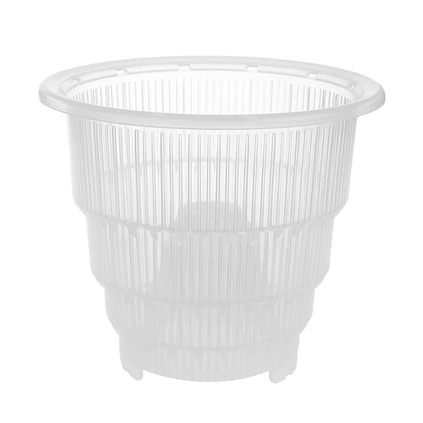 Transparent Åndbar Orkidepotte 12cm med Luftsøjle 12cm