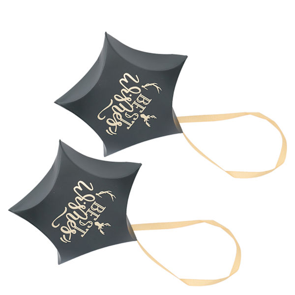 30 stk stjerneformede godteribesker for bryllup, babyshower, fest, gaveesker, pakkeforsyninger, Forest BEST