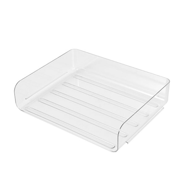 Desktop Storage Box Storage Case House Office Stackable Lateral Desk Document Organizer for File Notebook Clear