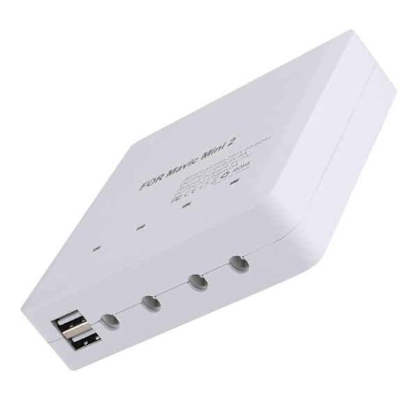 4-i-1 dronebatterilader USB-port ladeenhet enhet for DJI Mini 2 100-240VAU-plugg