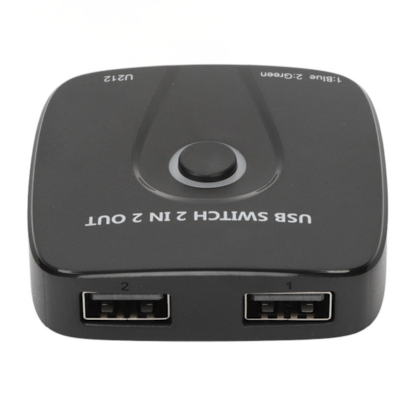 2 ind 2 ud USB-switch, driverfri, problemfri switch USB 2.0 periferisk switcher-boks-hub til computere, smart-tv'er, tastatur