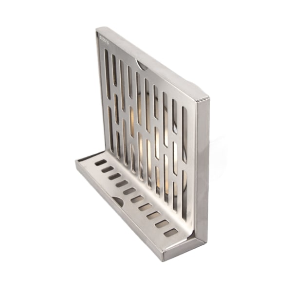 Side Drain 304 Rustfritt Stål Korrosjonsbestandighet Fortykket L-formet Gulvavløp for Bad Hotell 5 Tommer for 110mm Rør
