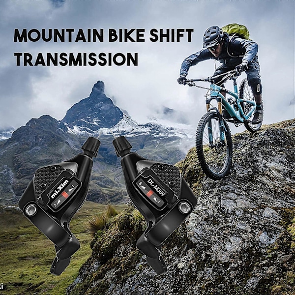 Cykelväxel, Material av aluminiumlegering Mountainbike-växel Framväxel Bakväxel