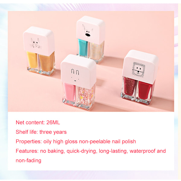 Giftset med 2 nagellack i matt sammetsfinish