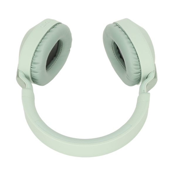 Bluetooth-spelheadset hopfällbar typ C-gränssnitt trådlös Bluetooth 5.1 trådbunden dubbel läges stereoheadset med mikrofon grön