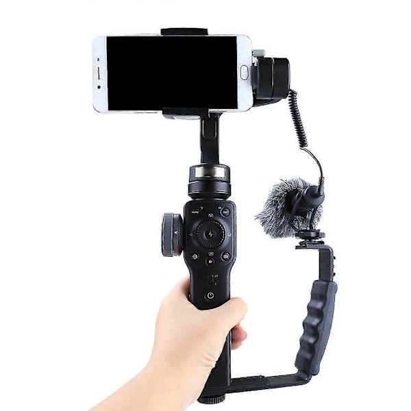 Praktiskt Flash Kameragrepp L-fäste Hållare Blixtskofäste Dslr Hållare Zekai