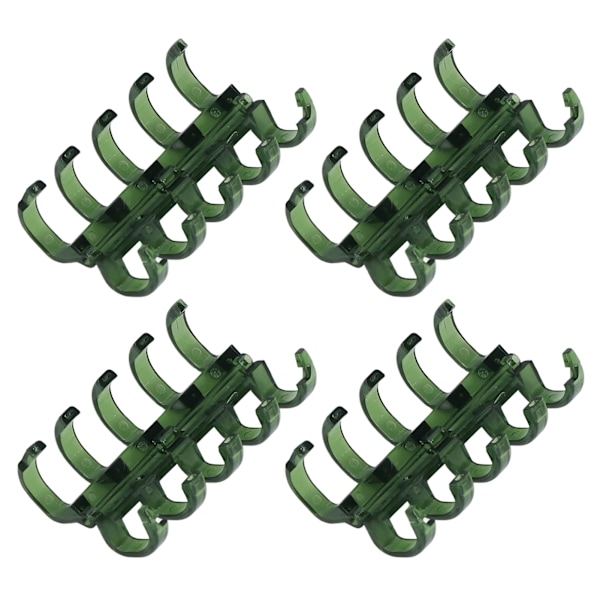 20 stk. Binde-ringe Segmenteret design Holder 60 ark 11mm Bindetykkelse Kontorartikler Grøn