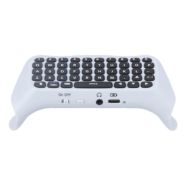 Spilcontroller Eksternt Tastatur Mini Trådløst Tastatur med Højttaler til Playstation 5 Controller