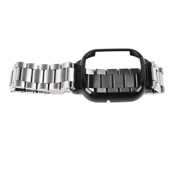 Udskiftningsurrem forhindrer ridser Rustfrit stål Smart Watch-etui med rem til Honor 4