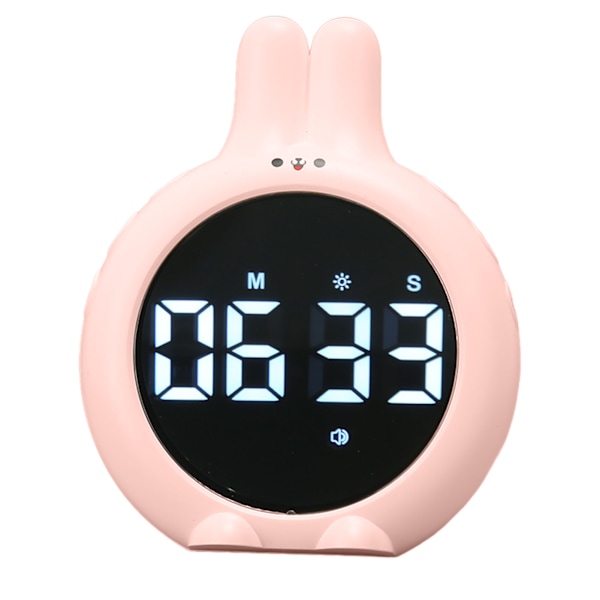 Söt digital timer multifunktionell magnetisk nedräkningstimer för barn med hög precision för läxor Matlagning Sport