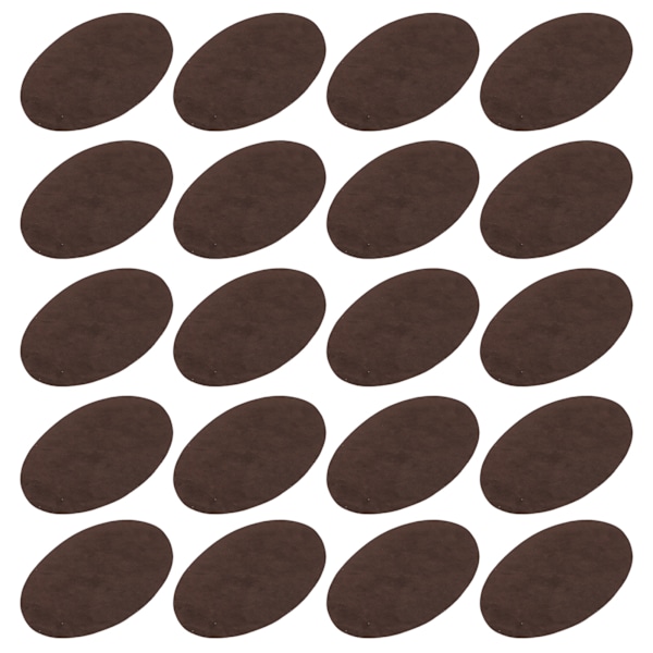 10 par jernlapper flokking lim oval erme albue kne stoff reparasjon DIY dekorasjon 10 par kaffe
