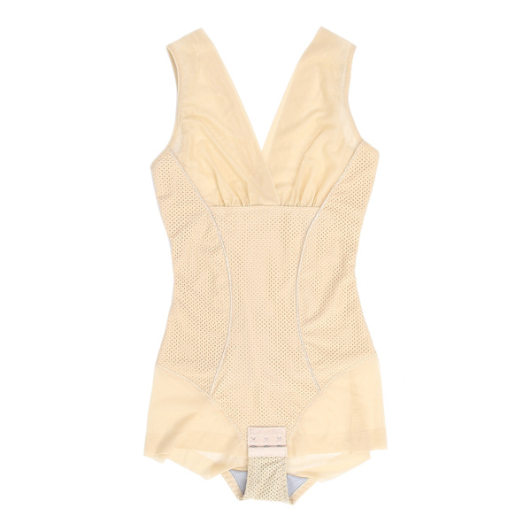 Bantning Body Shapewear Efter förlossning Rumpan lyfter magkontroll Waist trainer Bodysuit (hudfärg)L