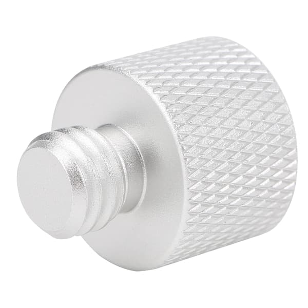 Mikrofonstativ Adapter 5/8 Tommer Hun til 3/8 Tommer Han Skruegevind Adapter til Mikrofonstativ Montering Sølv