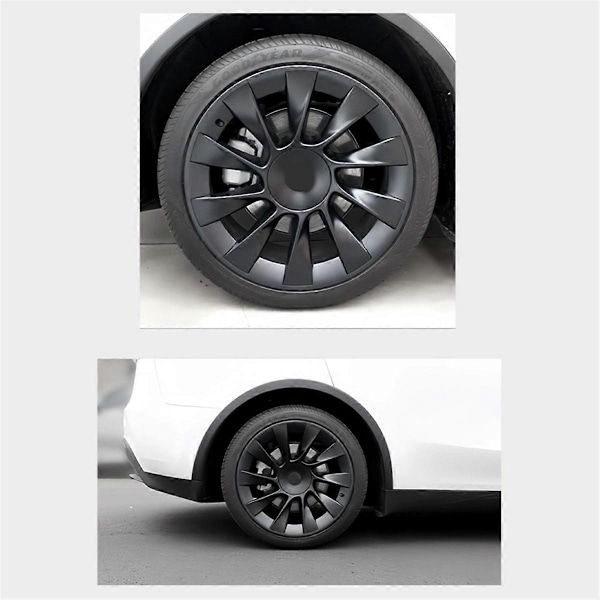 40 stk. til Model Y 20-23 Navkapsel Fælgplaster 20 Tommer Hjul, Hvid